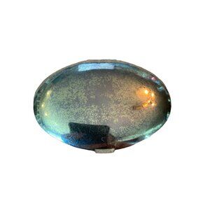 Vintage Oval Gold Plated Dual Mirror Compact